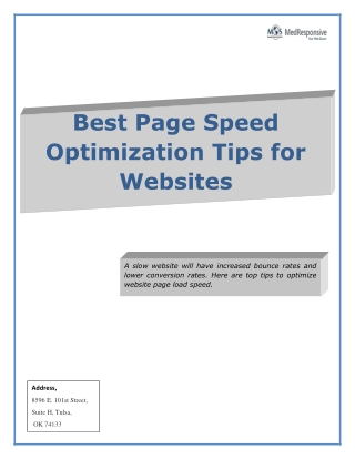 Best Page Speed Optimization Tips for Websites