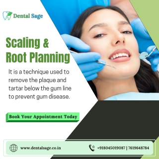 Scaling and Root Planning | Best Dental Clinic in Yelahanka | Dental Sage