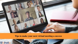 Top 6 tips to host a successful virtual meeting