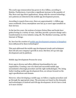 Future Of Mobile App Development