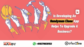 Is Developing An Handyman Clone App Helps To Upgrade A Business?