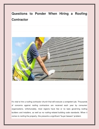 Best Roof Repairs Service in Church