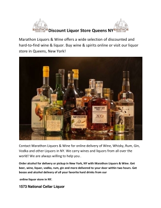 Discount Liquor Store