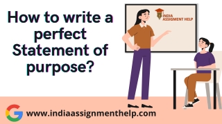 How to write a perfect Statement of purpose