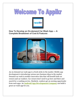 Top Features of an On-Demand Car Wash App