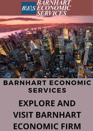 Barnhart economic Firm | Barnhart Economic Services