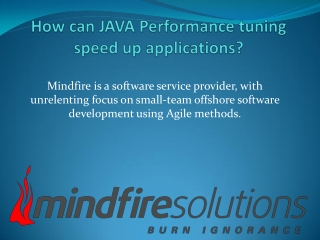 How can JAVA Performance tuning speed up applications