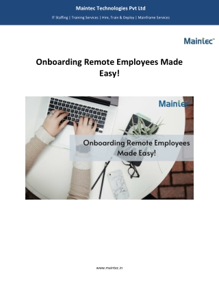 Onboarding remote employees made easy