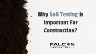 Why Is Soil Testing Important For Construction?