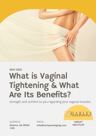 Vaginal Tightening Atlanta & What Are Its Benefits