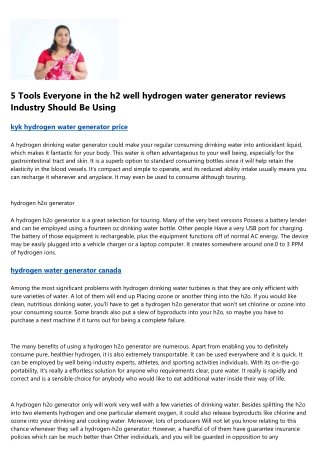 11 "Faux Pas" That Are Actually Okay to Make With Your hydrogen water generator