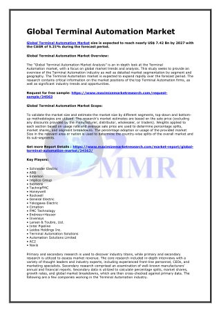 Global Terminal Automation Market