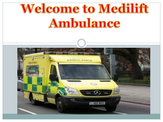 Cost-efficiency Ambulance Service in Ranchi by Medilift Ambulance