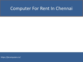 Rental Laptop Vendors In Chennai