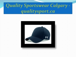 Quality Sportswear Calgary - qualitysport.ca