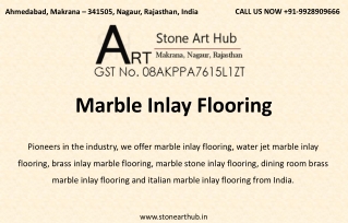 Marble Inlay Flooring - Stone Art Hub