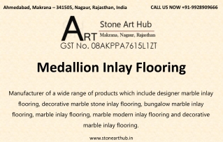 Medallion Inlay Flooring - Stone Art Hub