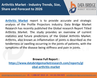 Arthritis Market