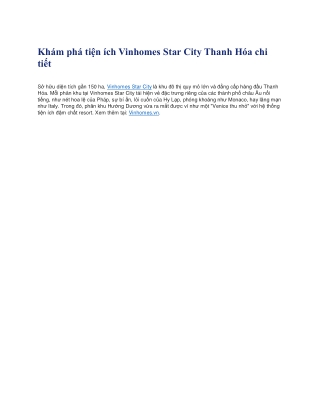 Khám phá tiện ích Vinhomes Star City Thanh Hóa.docx
