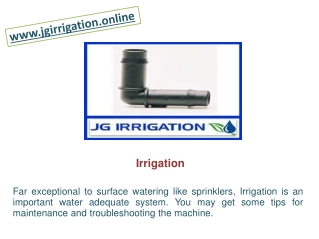 Irrigation Systems