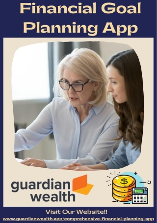 Financial Goal Planning App | Set Measurable Goals - GuardianWealth