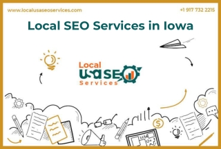 Local SEO Services in Iowa