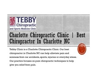 Charlotte Chiropractic Clinic | Best Chiropractor in Charlotte NC