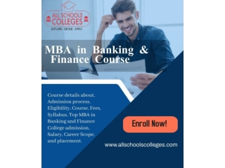 MBA in Banking and Finance Course