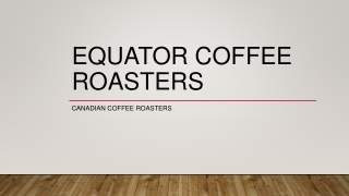 Best Canadian Coffee Roasters