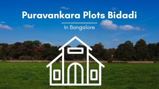 Puravankara Plots Bidadi In Bangalore | Brochure