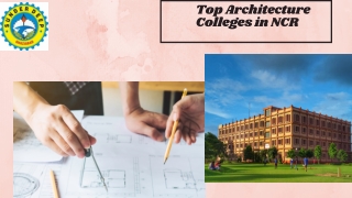 Best BARCH Colleges in Ghaziabad| M.ARCH Colleges in NCR| MURP Colleges in UP