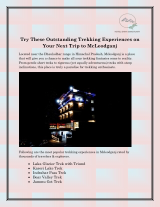 Best Hotel in Mcleodganj
