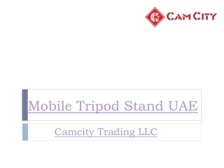 Mobile Tripod Stand UAE | Camcity