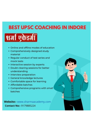 UPSC Coaching In Indore Sharma Academy