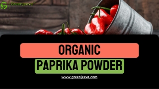 Organic Paprika Powder