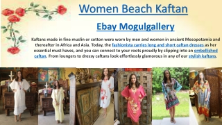 WOMEN BEACH KAFTAN