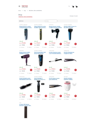 Buy Personal Care & Grooming Products Online at Best Prices in Mumbai Top Ten Electronics.