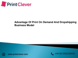 Advantage Of Print On Demand And Dropshipping Business Model