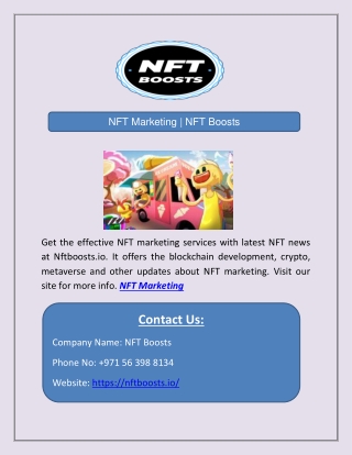 NFT Marketing | NFT Boosts