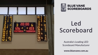 Led Scoreboard- Provide Information to Fans & Players!