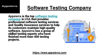 software testing company