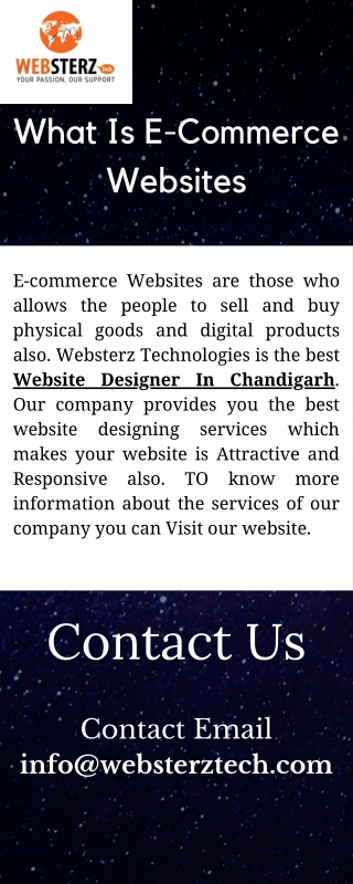 What Is E-Commerce Websites