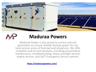 MADURAA POWERS