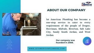 Top Plumber in Salt Lake City | 1st American Plumbing, Heating & Air