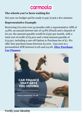 Hire Purchase Car Finance