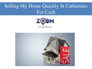 Selling My Home Quickly St Catharines For Cash