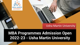 Why You Should Consider MBA Admissions 2022 at UMU