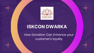 Get customer's loyalty by donating money to charity