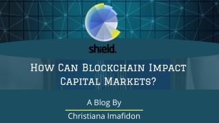 Blockchain in Capital Markets Covered By Shield