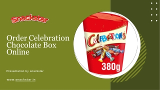 Order Celebration Chocolate Box Online